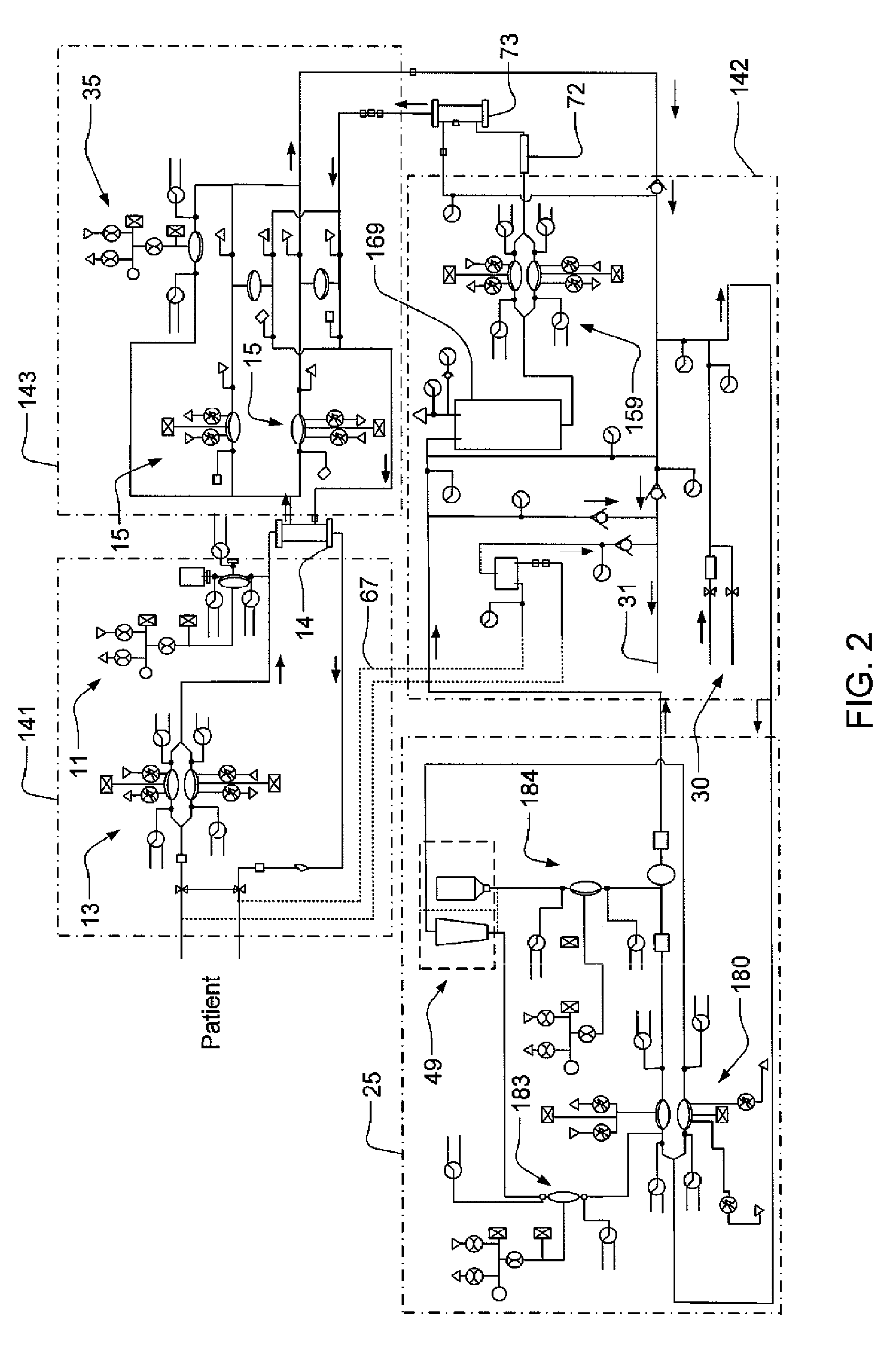 Blood line connector for a medical infusion device