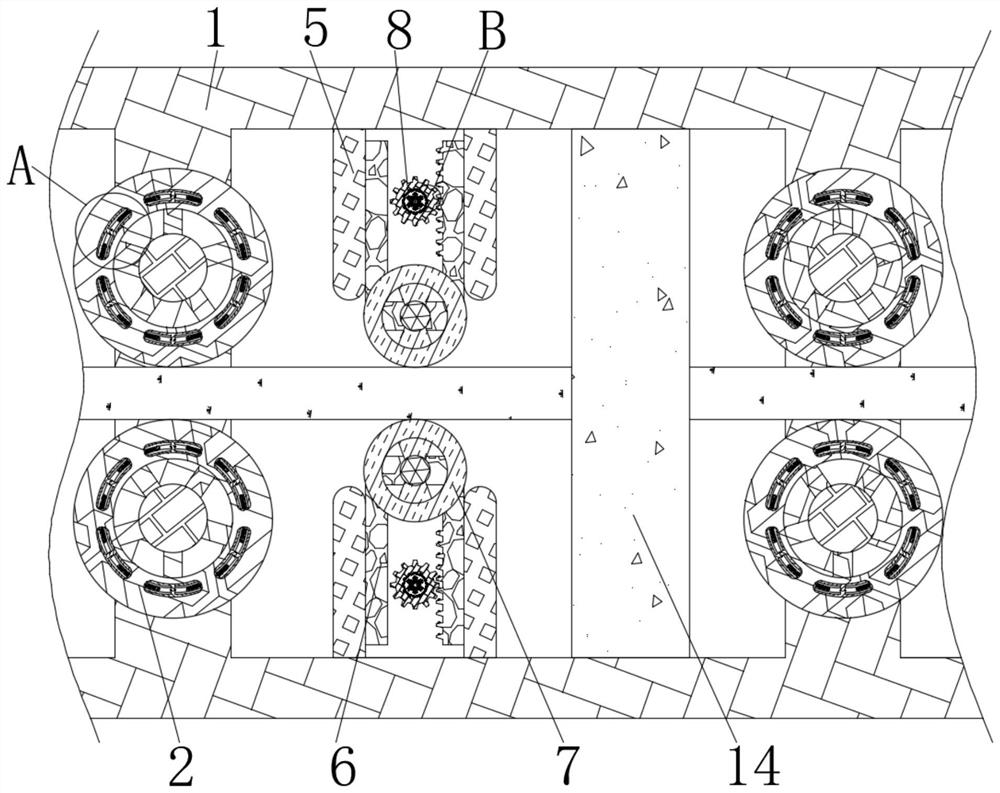 Cold rolling and annealing protection device capable of adjusting thickness of cold-rolled aluminum plate