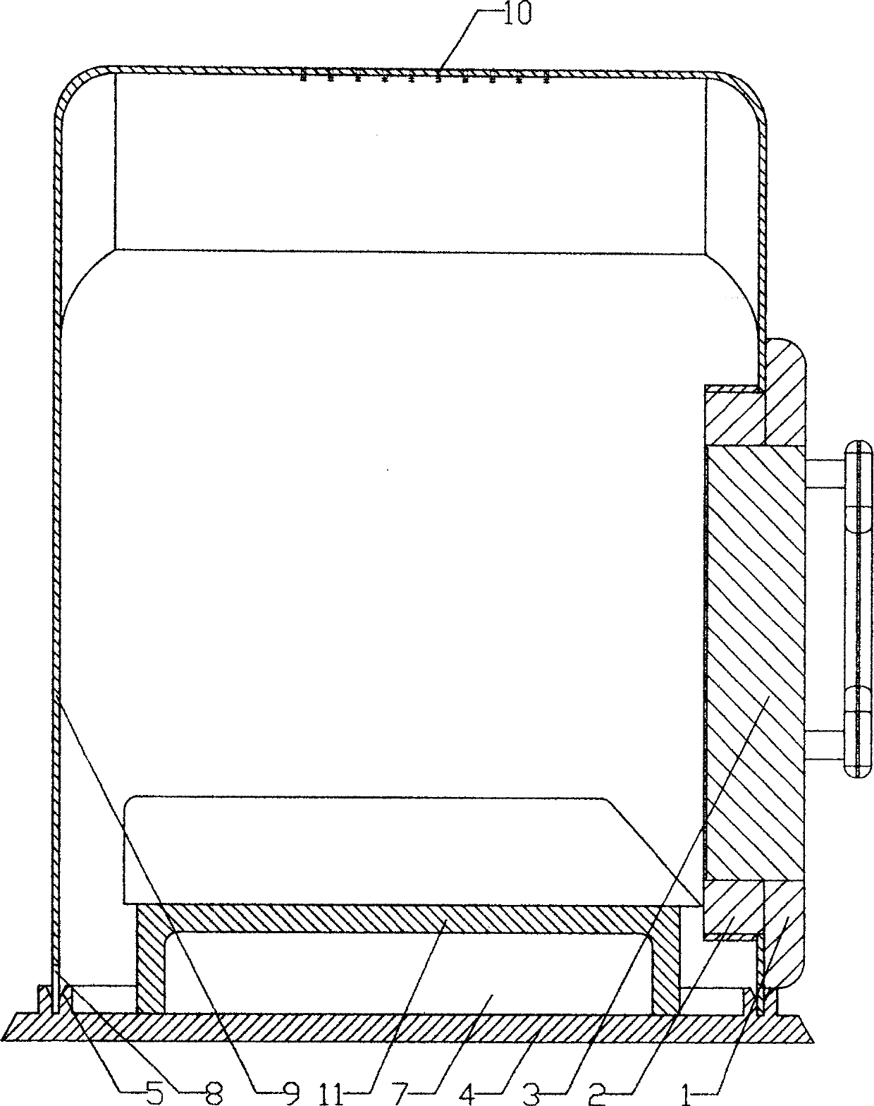 Anti-radiation cover for household kitchen electric appliance