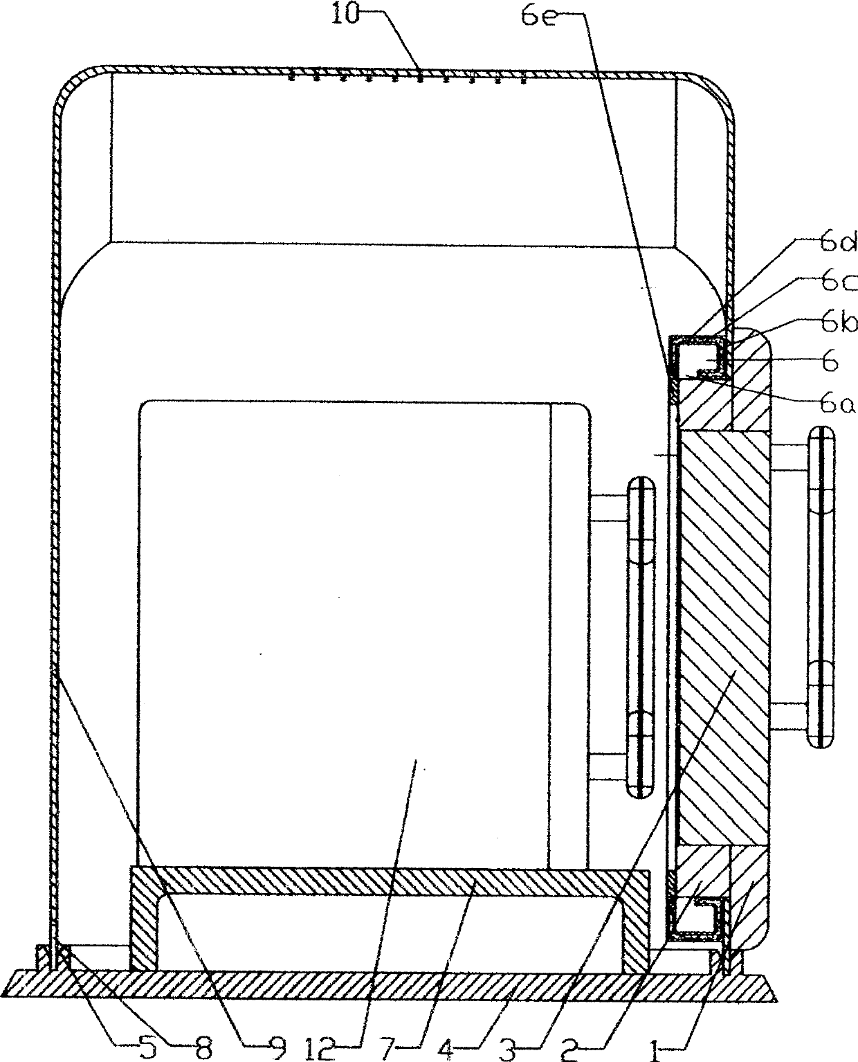 Anti-radiation cover for household kitchen electric appliance