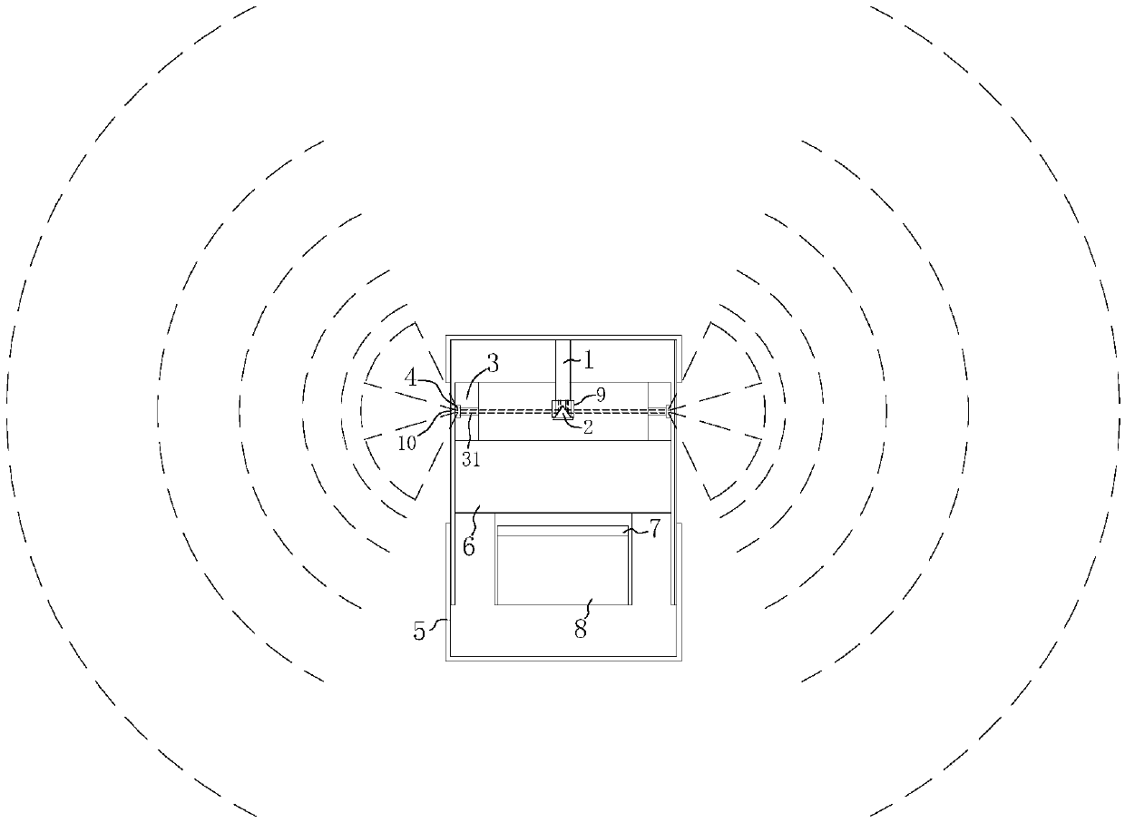 Laser emitting device