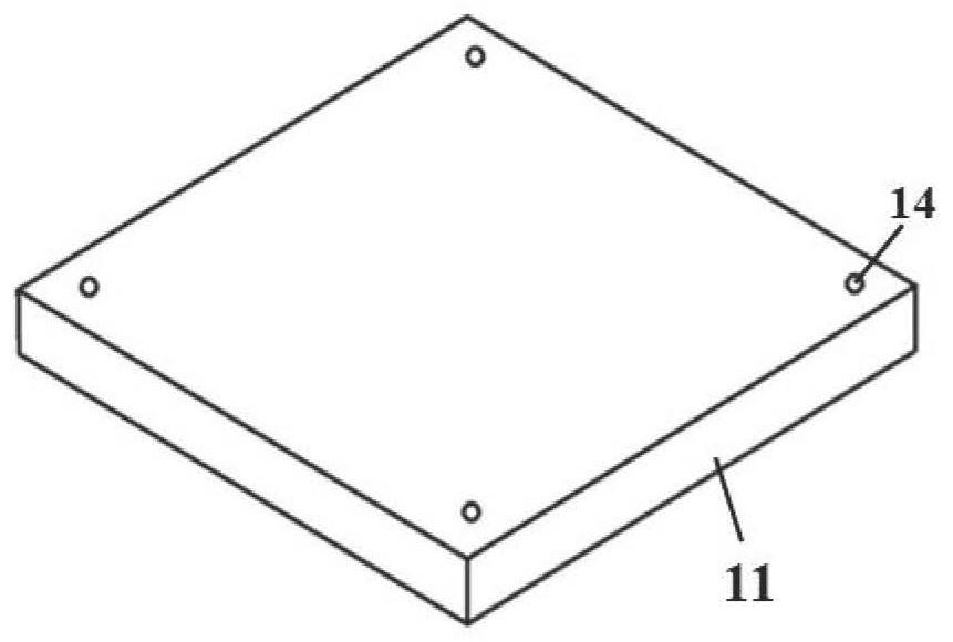 Bentonite block single joint healing effect testing device and method