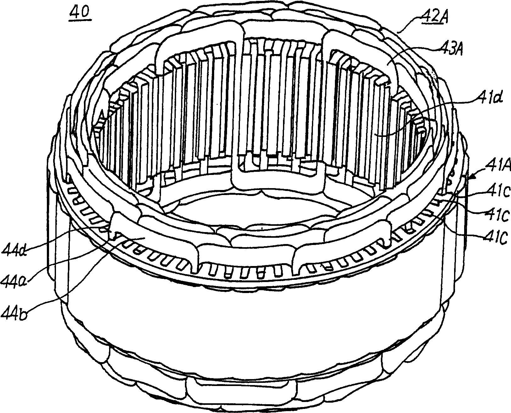 AC generator for vehicle