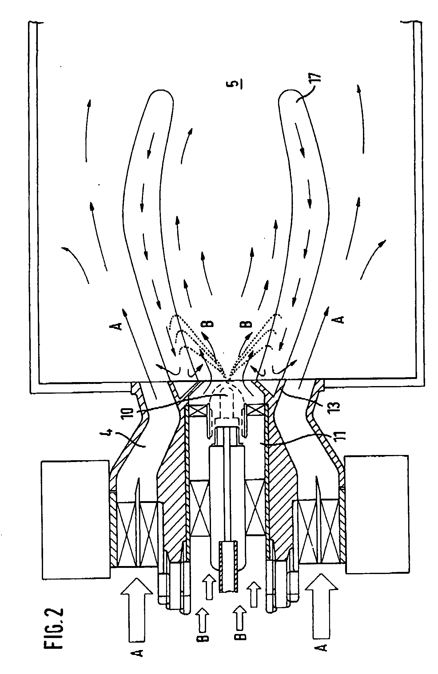 Burner for a gas-turbine combustion chamber