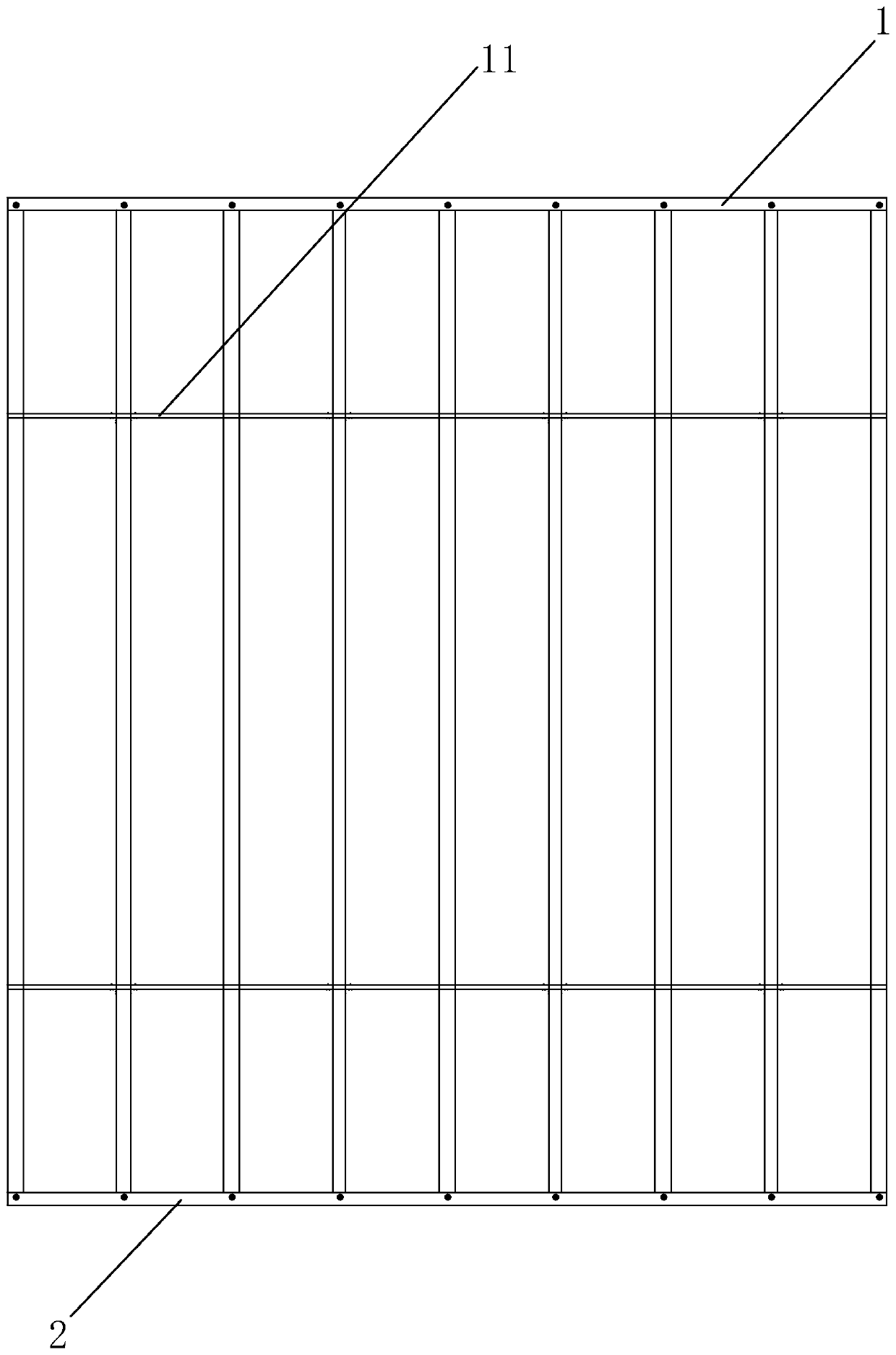 Light-gauge steel joist partition wall with stone-plastic wallboards