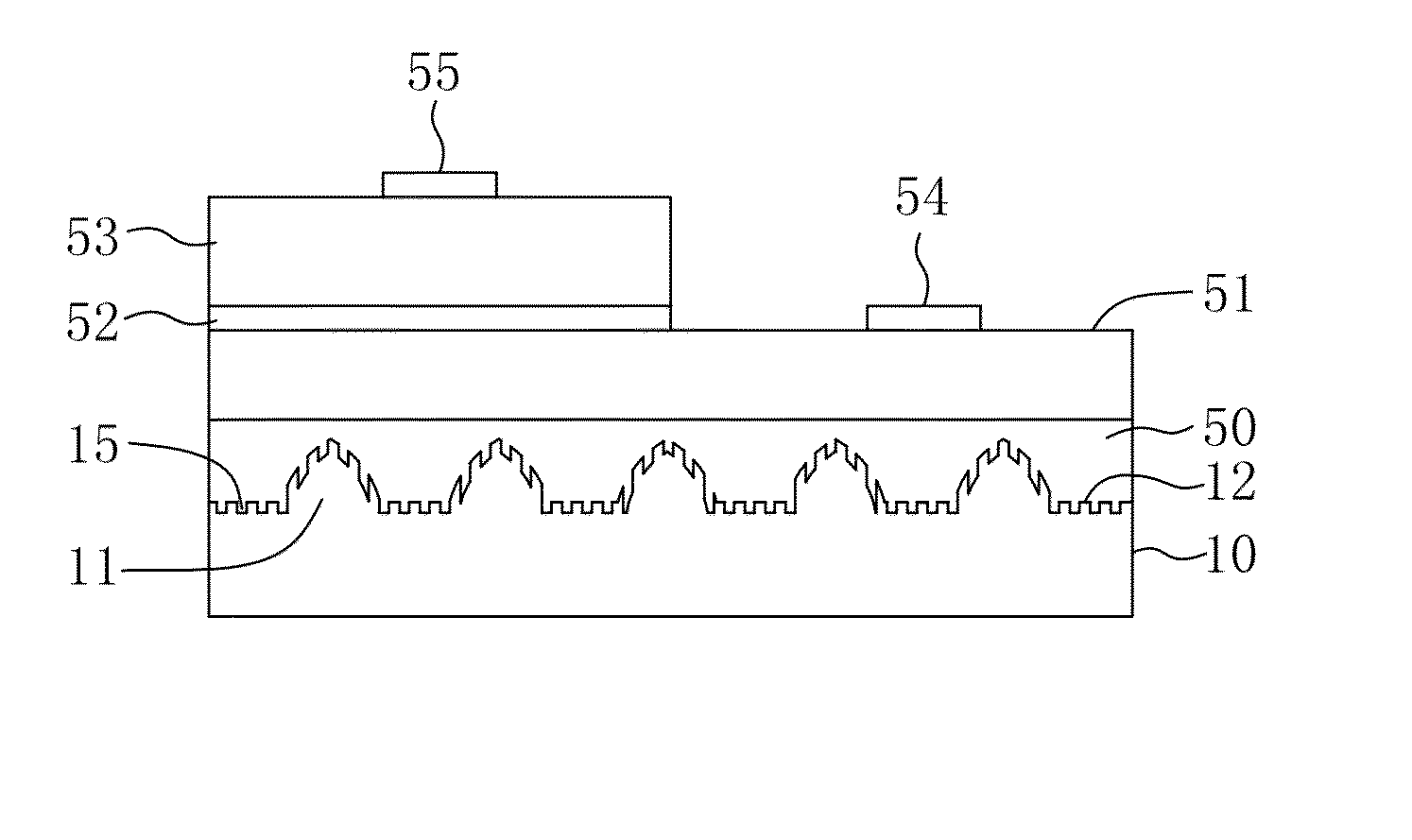 Patterned opto-electrical substrate and method for manufacturing the same