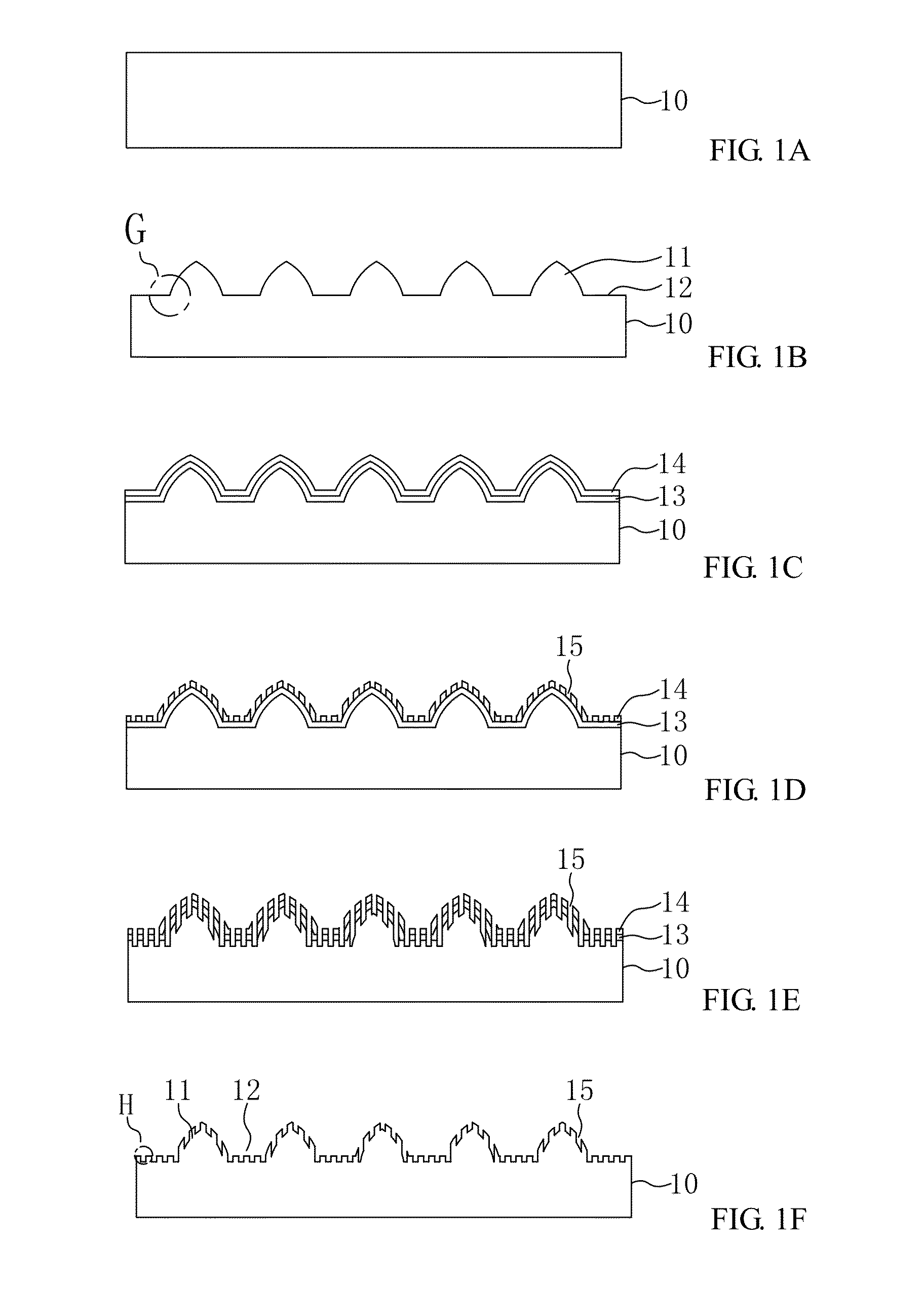 Patterned opto-electrical substrate and method for manufacturing the same