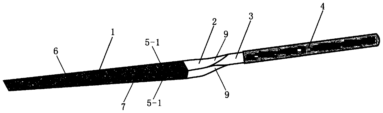 File for trimming cracks of ceramic edge