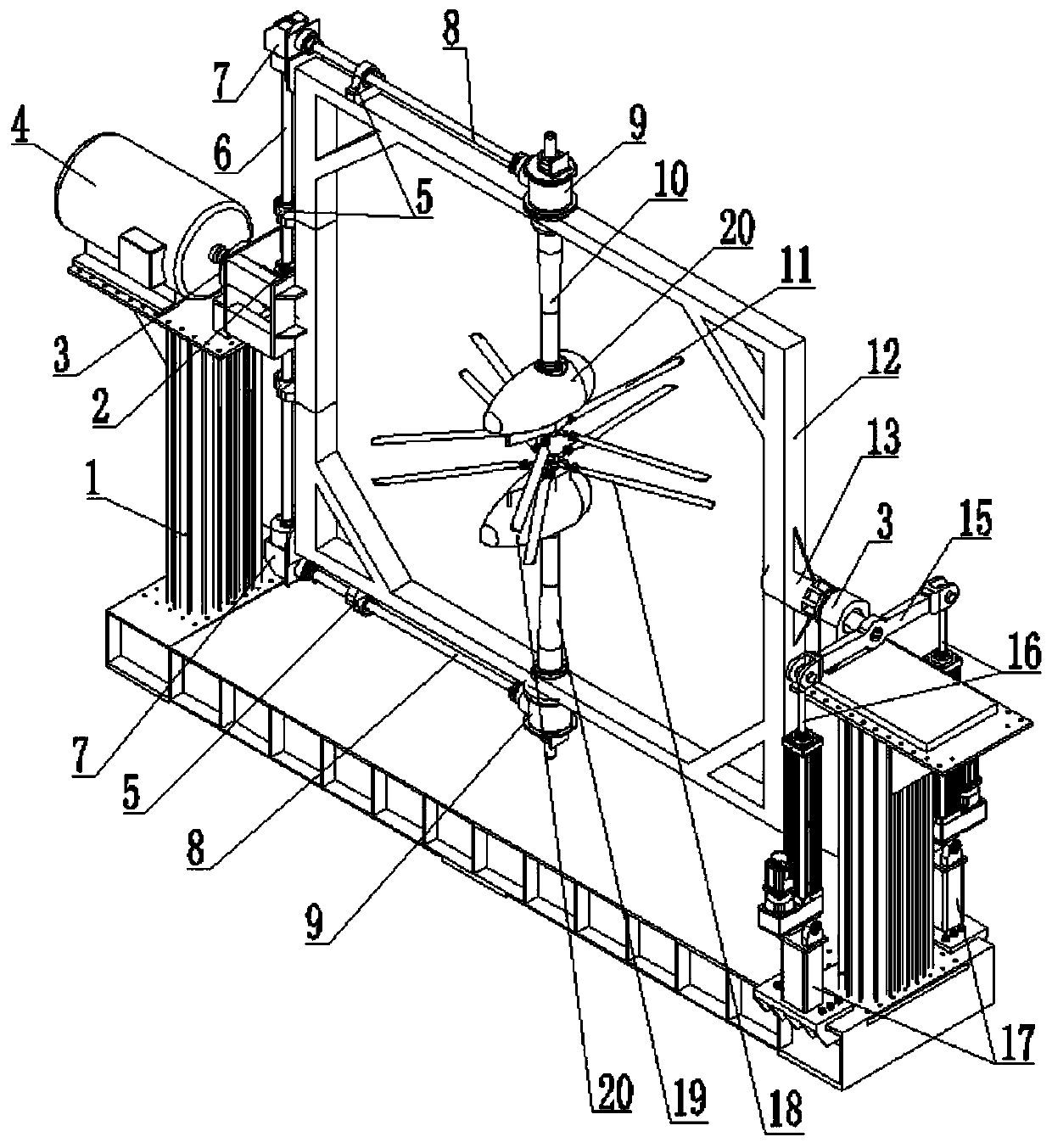 A method for measuring aerodynamic disturbance of helicopter coaxial rigid rotor model