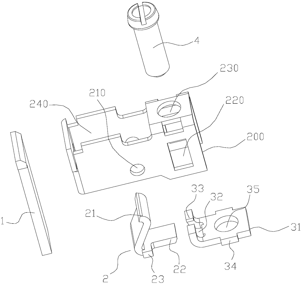 Wire locking mechanism and electrical connector