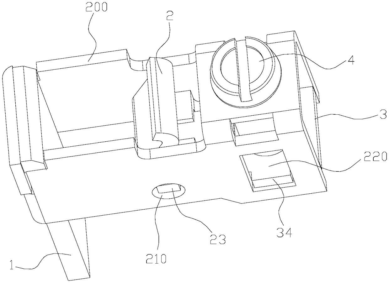 Wire locking mechanism and electrical connector