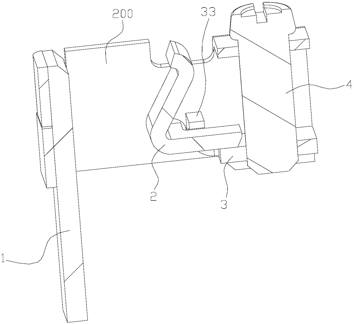 Wire locking mechanism and electrical connector