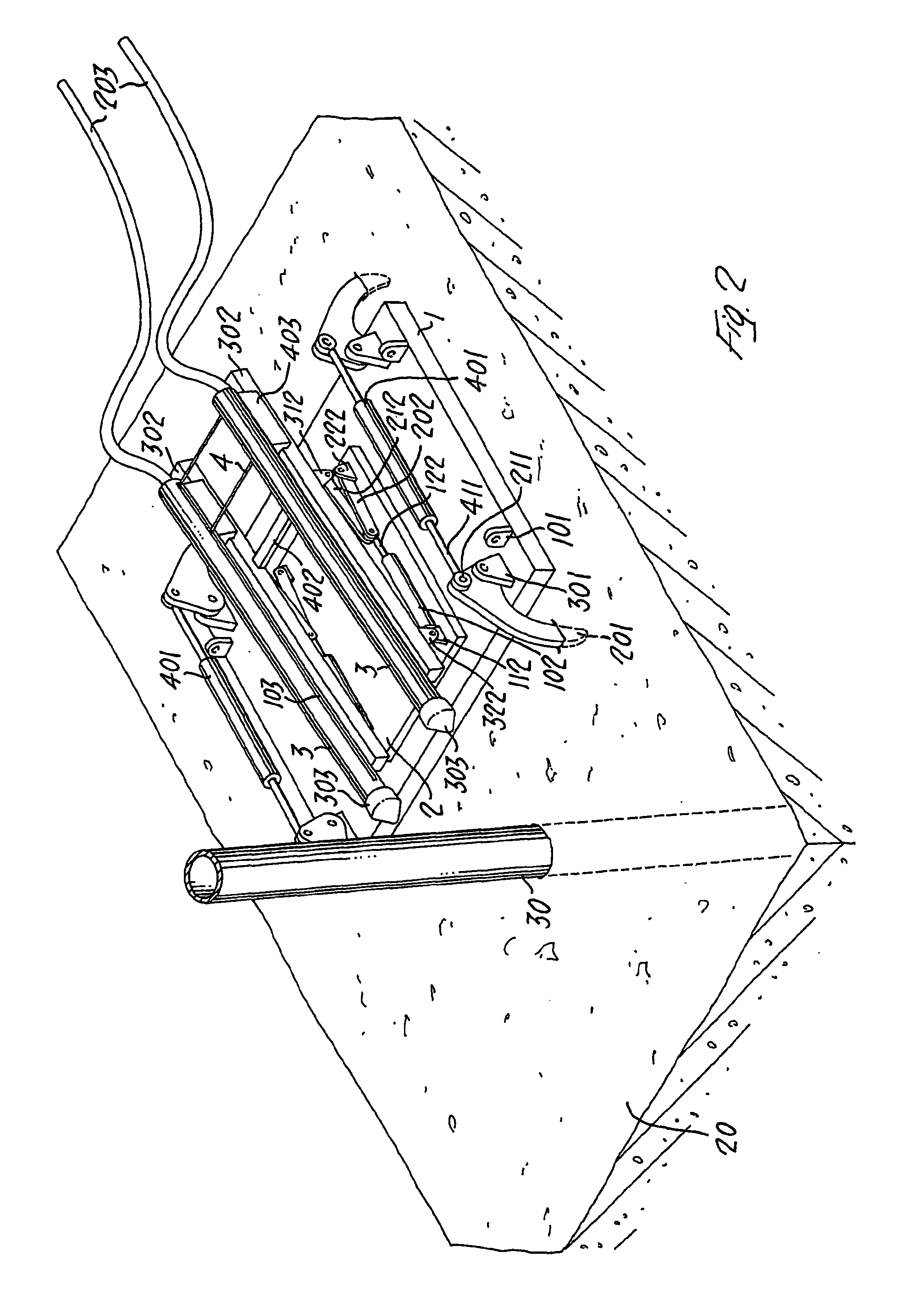 Method and apparatus for cutting underwater structures