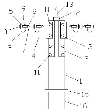 Electric power wire stringing apparatus