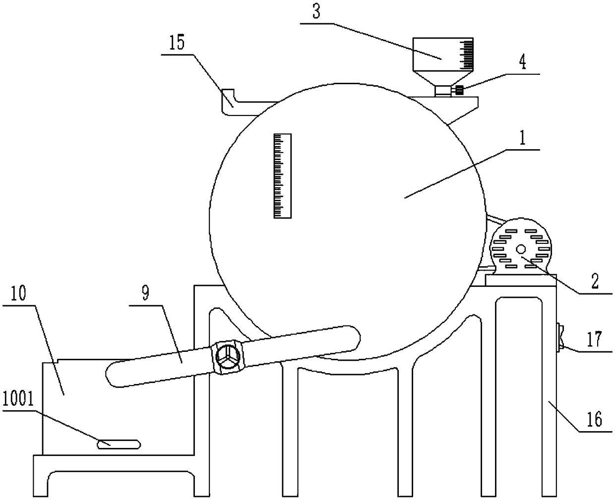 Biological flocculation-type purifier apparatus