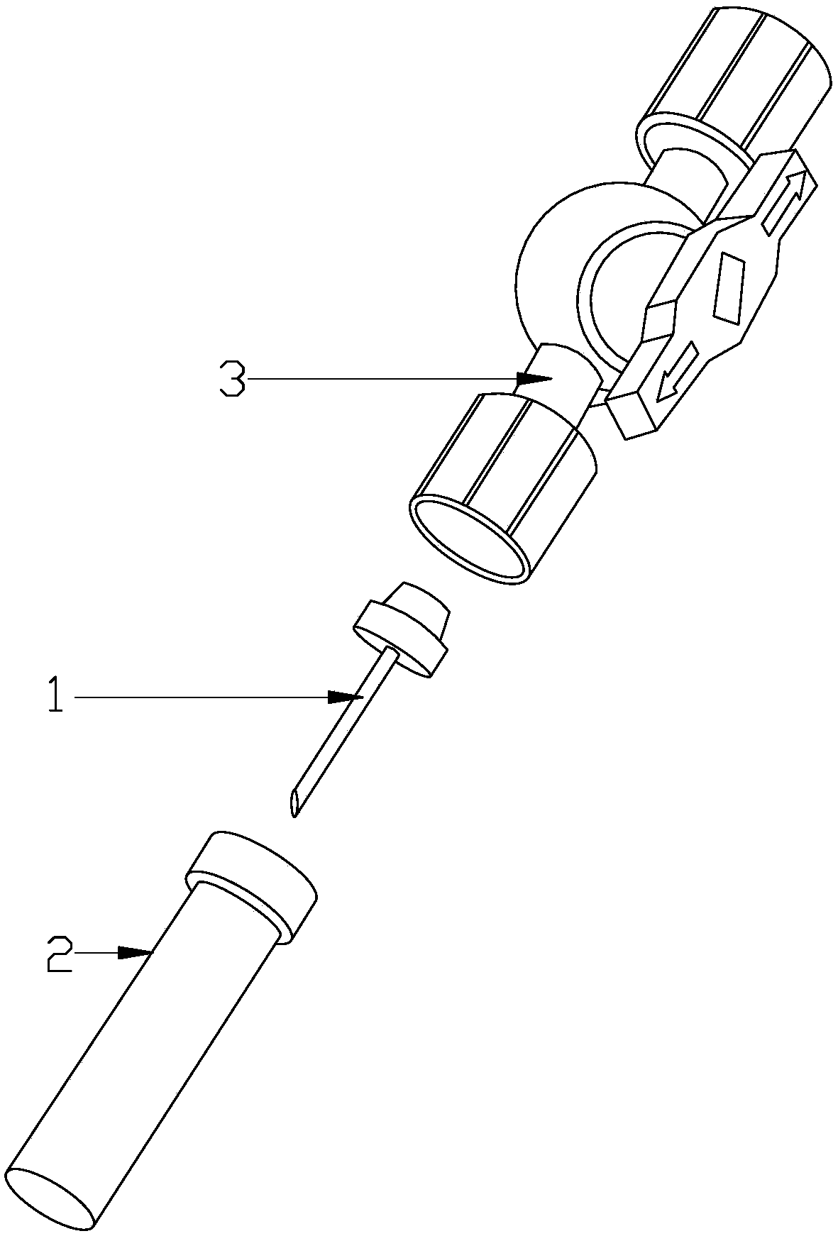 Negative pressure detection device and method for epidural anesthesia