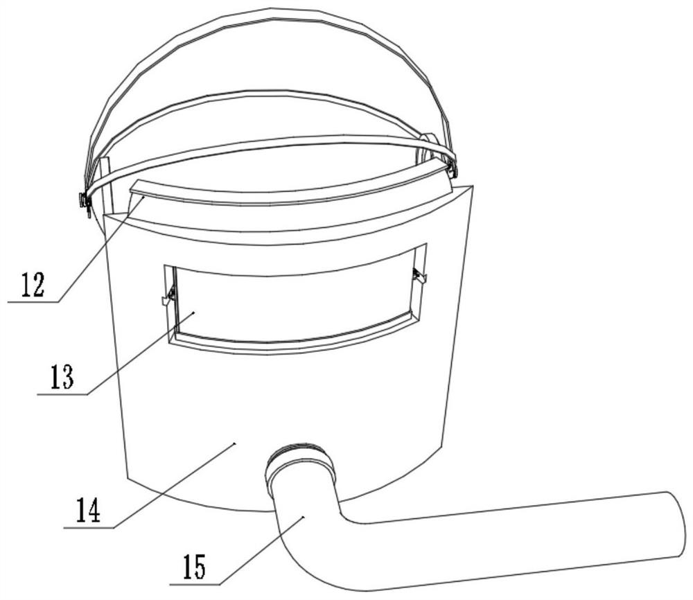 Direct-irradiation-preventing arc water-cooling welding mask capable of achieving long distance welding