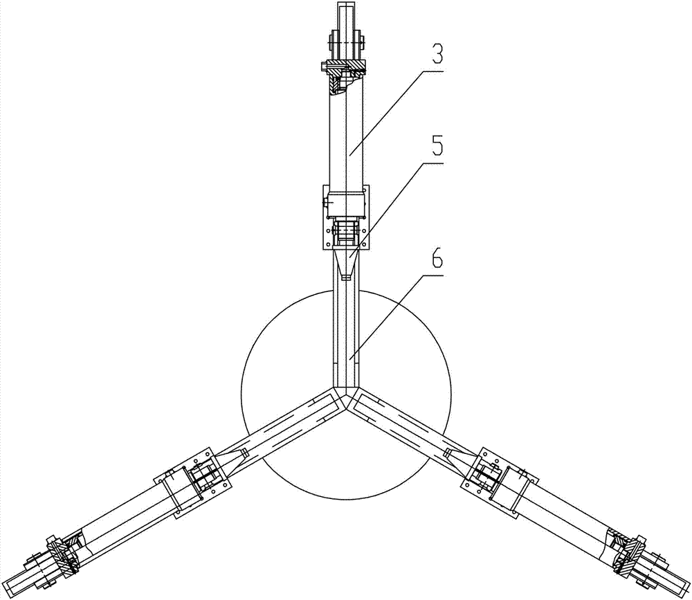 Scrap tire hub hydraulic detaching machine and scrap tire hub hydraulic detaching method