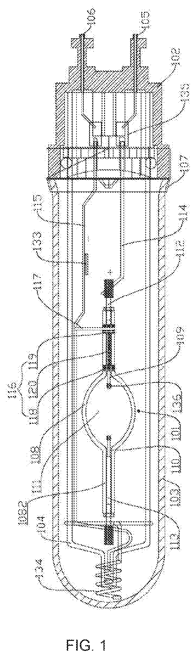 Metal halide lamp and manufacturing method thereof