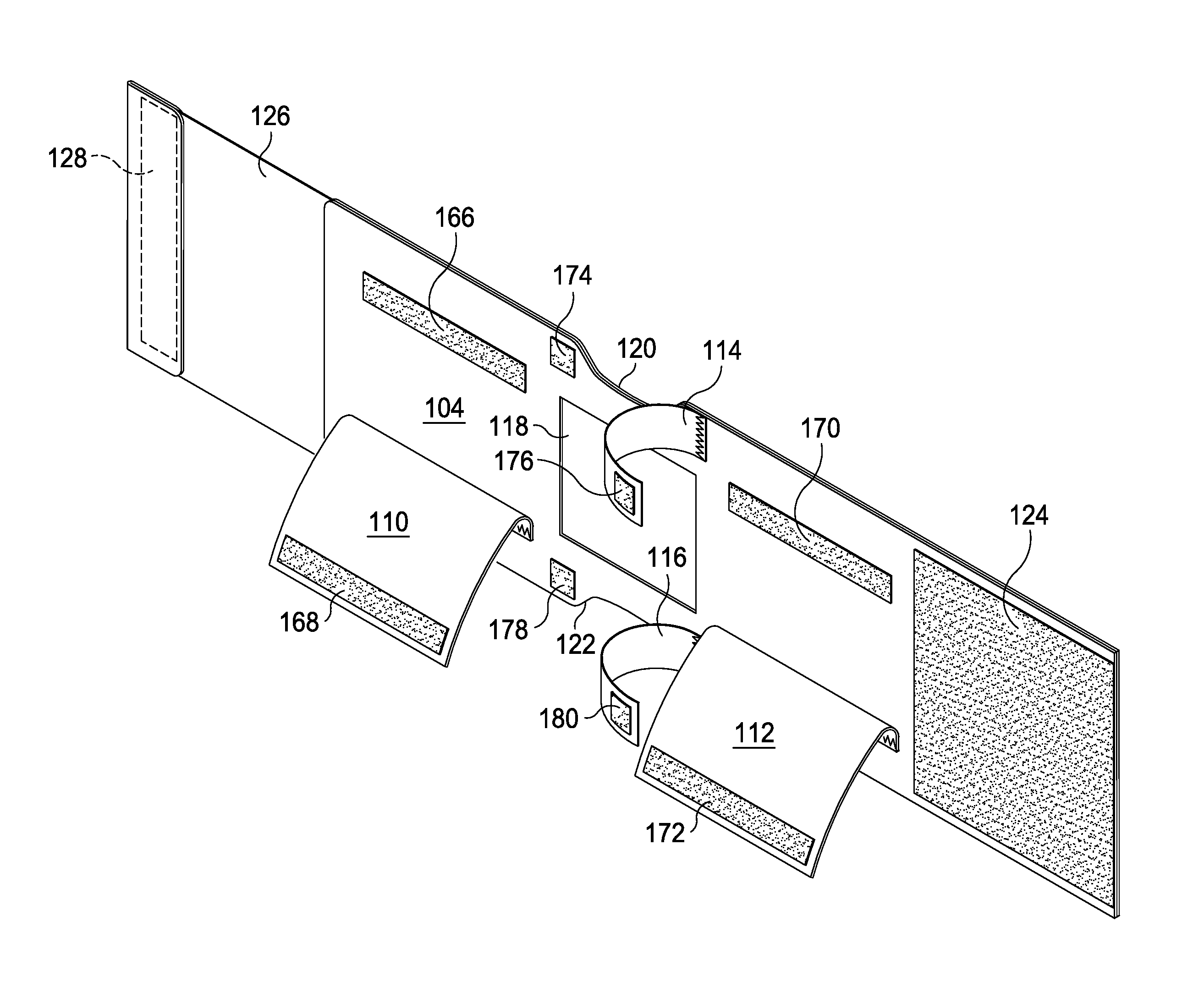 Apparatus and method for controlling visibility and access to central venous access devices