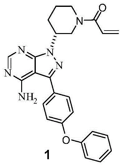 Synthesis method of ibrutinib