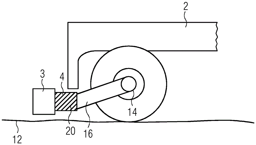 Device and method for identifying obstacles for rail vehicles