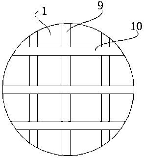 Inspection well lid used for rainwater and sewage integrated pipeline