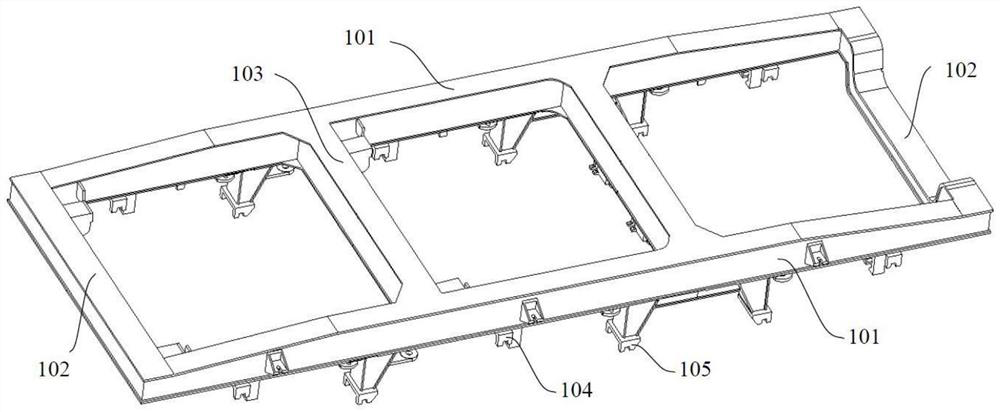 Locomotive framework pull rod seat deformation measurement platform and method based on machine vision