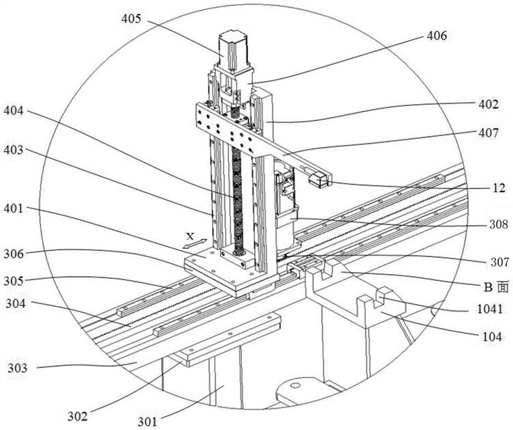 Locomotive framework pull rod seat deformation measurement platform and method based on machine vision