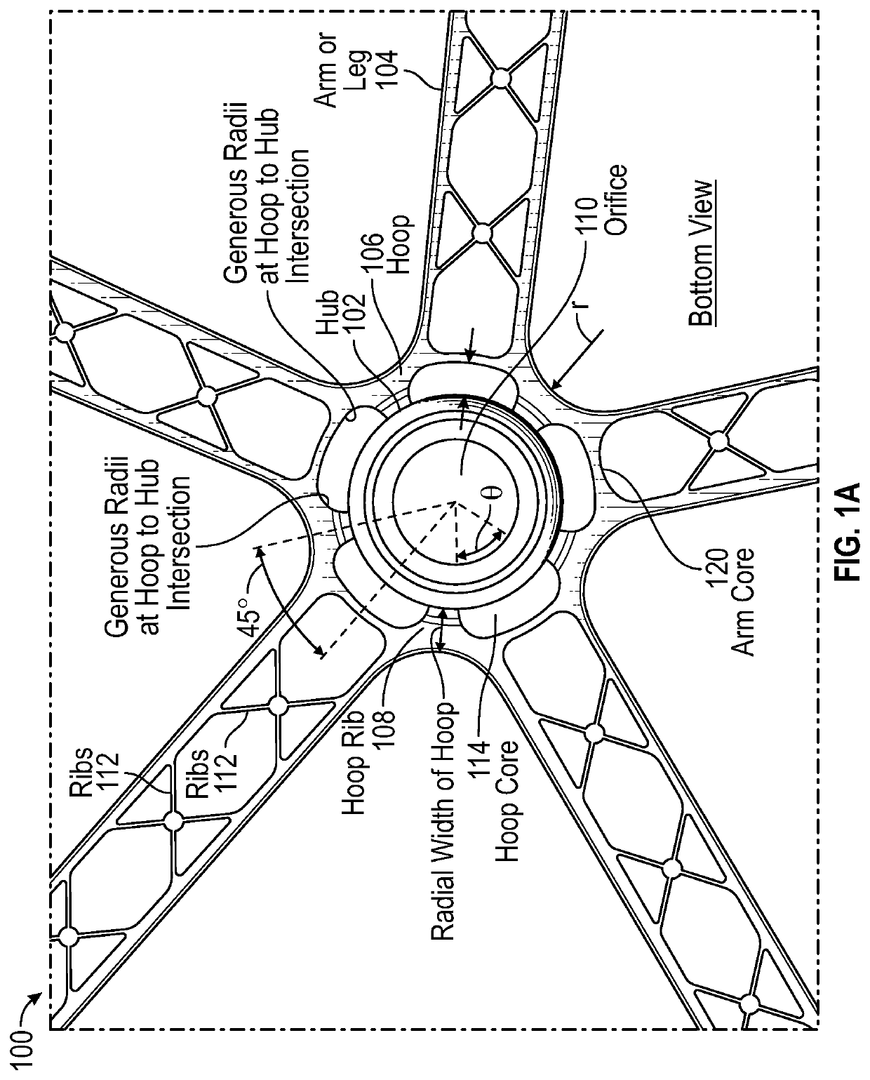 Apparatus and methods for the understructure of a chair base