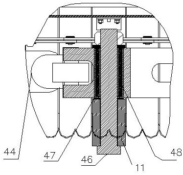 Suspension train car end connection method and system