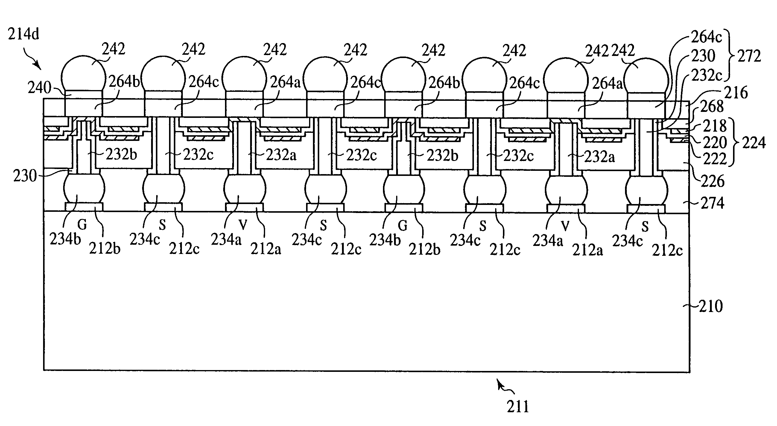 Semiconductor device having passive component and support substrate with electrodes and through electrodes passing through support substrate