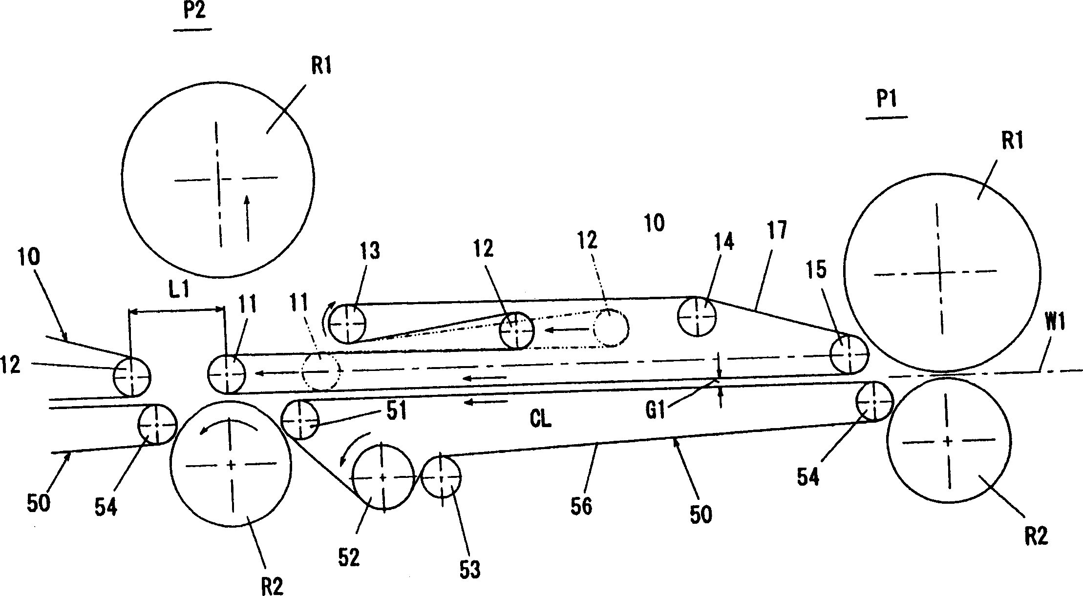 Skip conveyor device of sheet-fed piece printing part