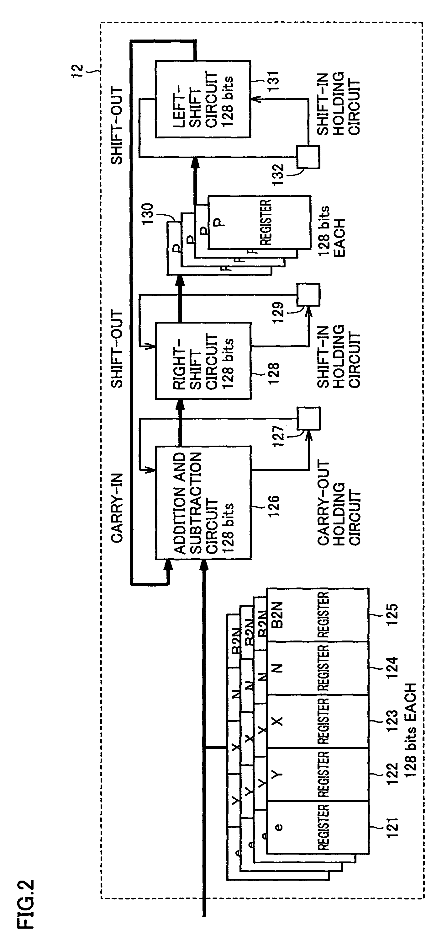 Encryption circuit achieving higher operation speed