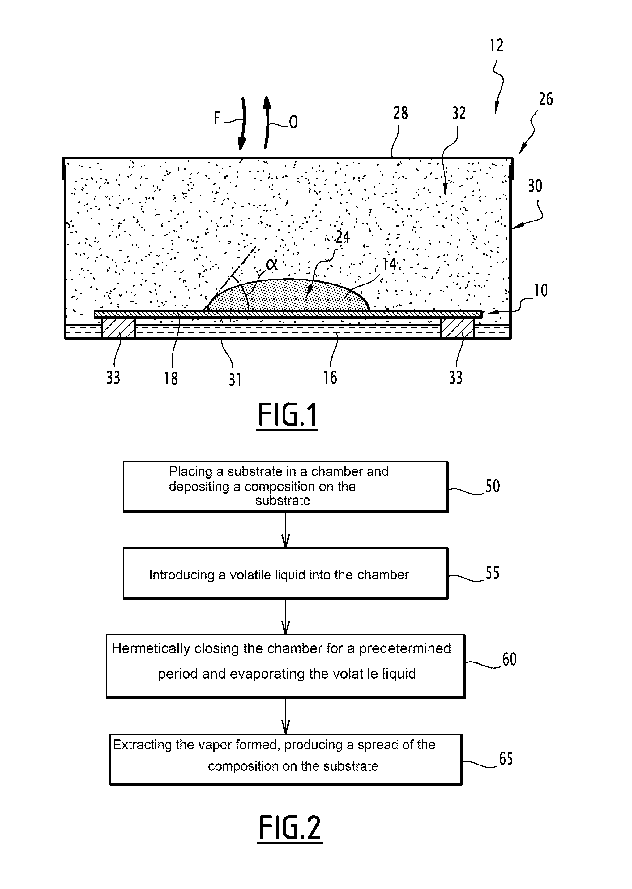 Method for forming a liquid film on a substrate