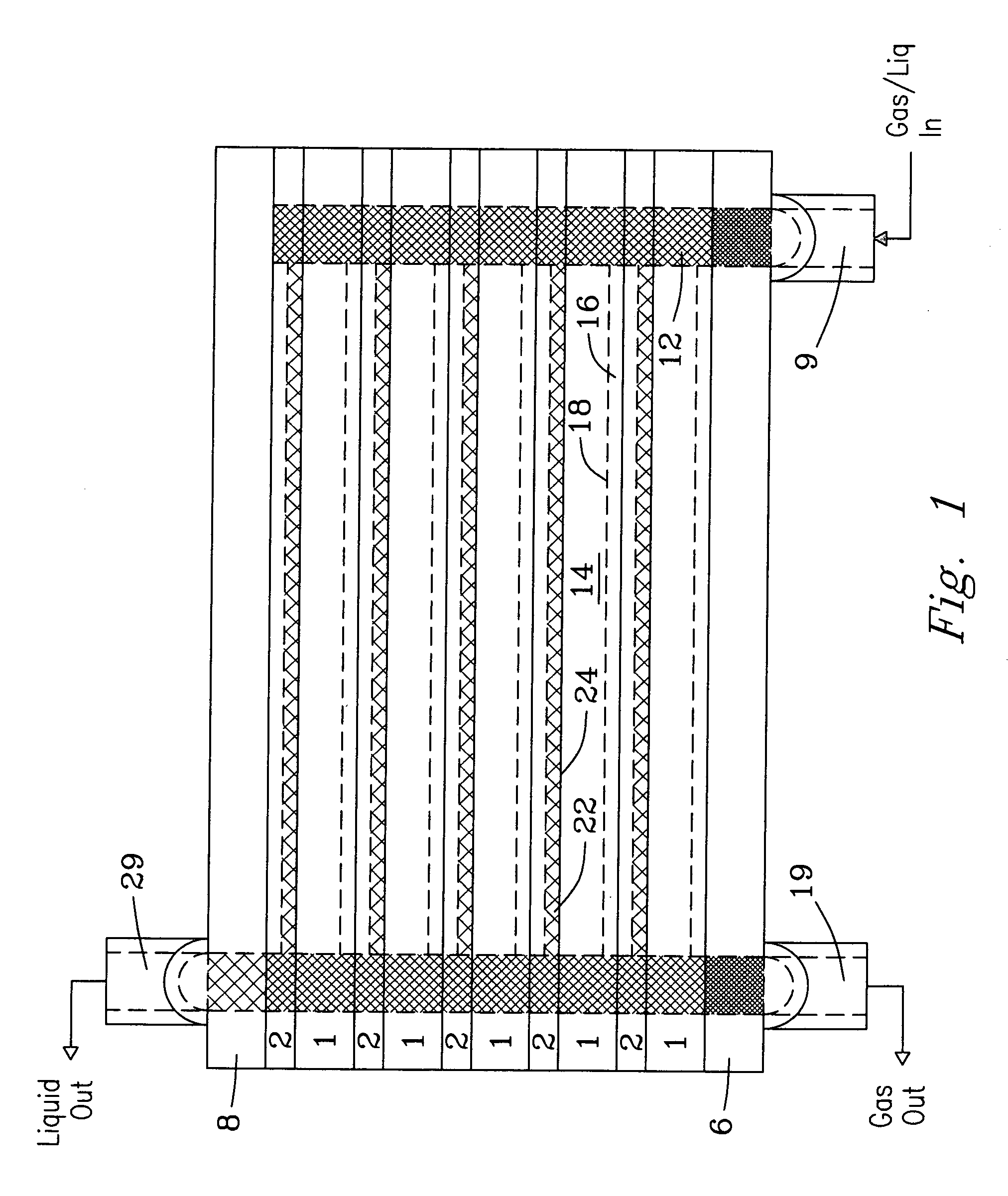 Conditions for fluid separations in microchannels, capillary-driven fluid separations, and laminated devices capable of separating fluids