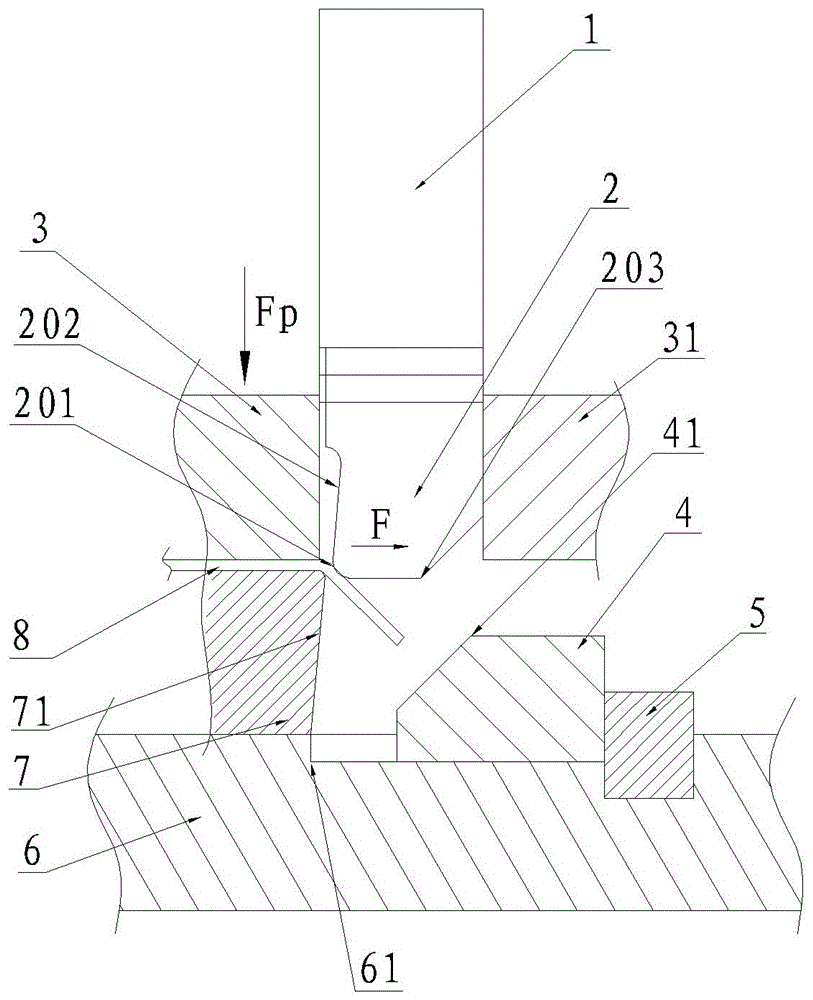 A connecting and folding belt correcting and bending mechanism