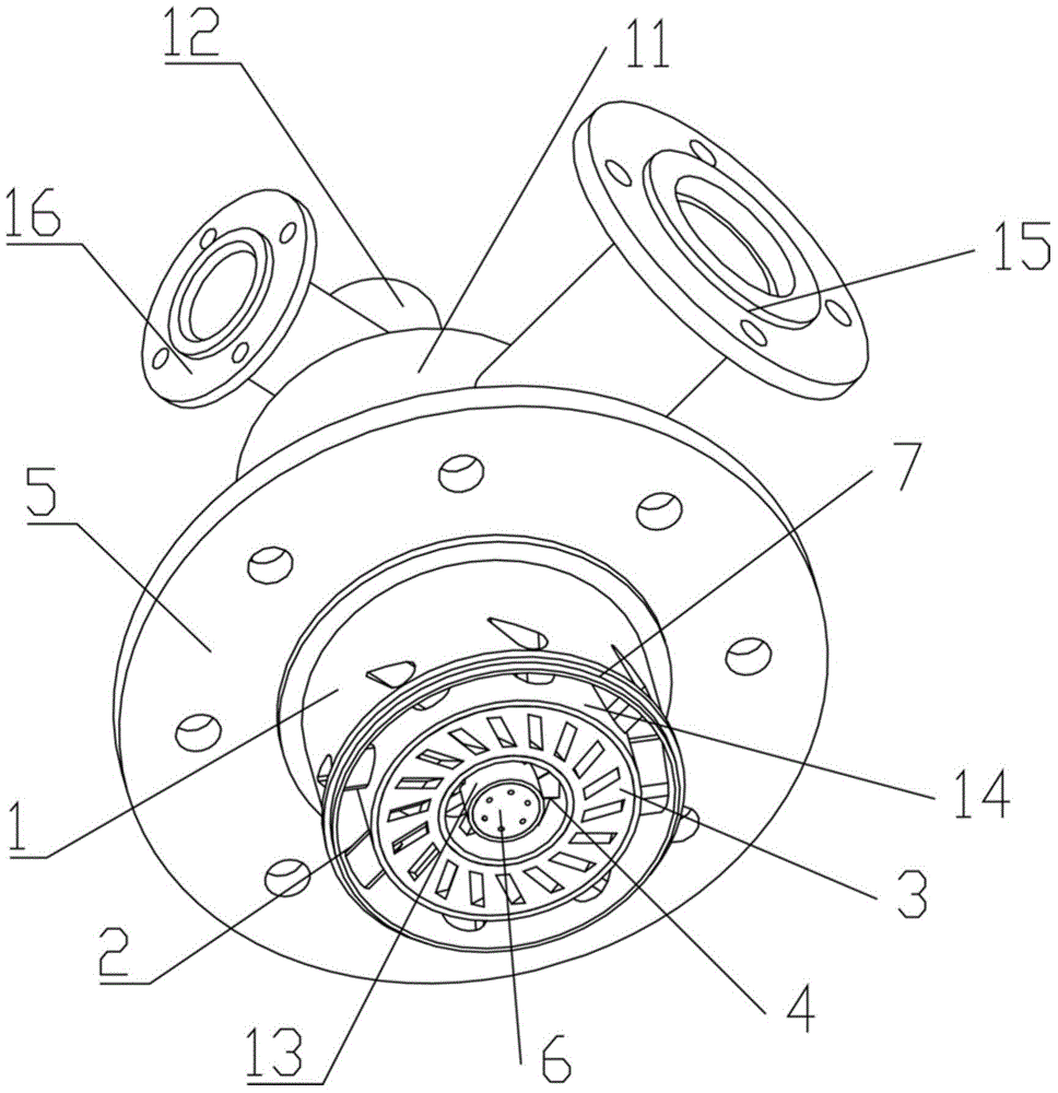 Dual-fuel nozzle structure of gas turbine