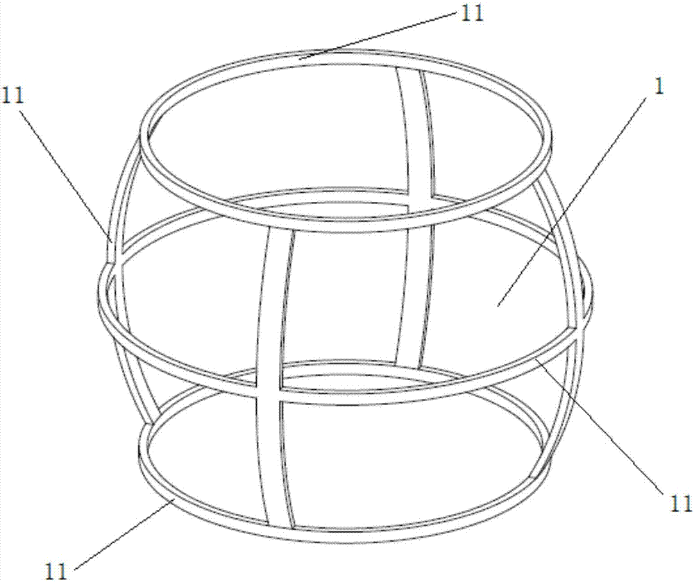 Implanted retina support