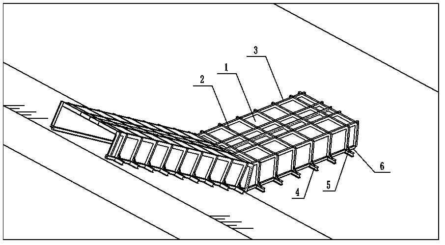 Maintenance method without water supply shutdown for large channel