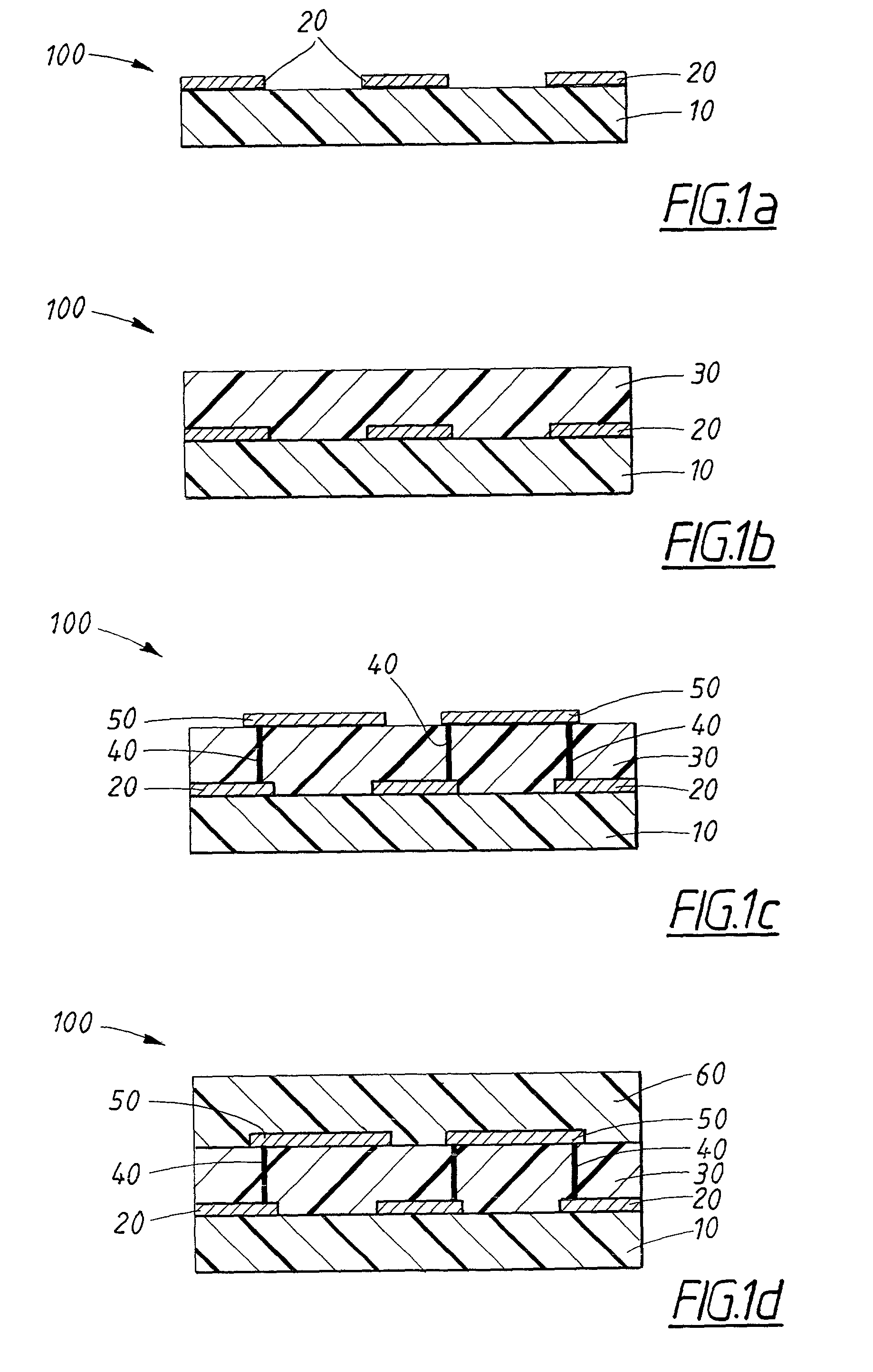 Multi-layer circuit board with supporting layers of different materials