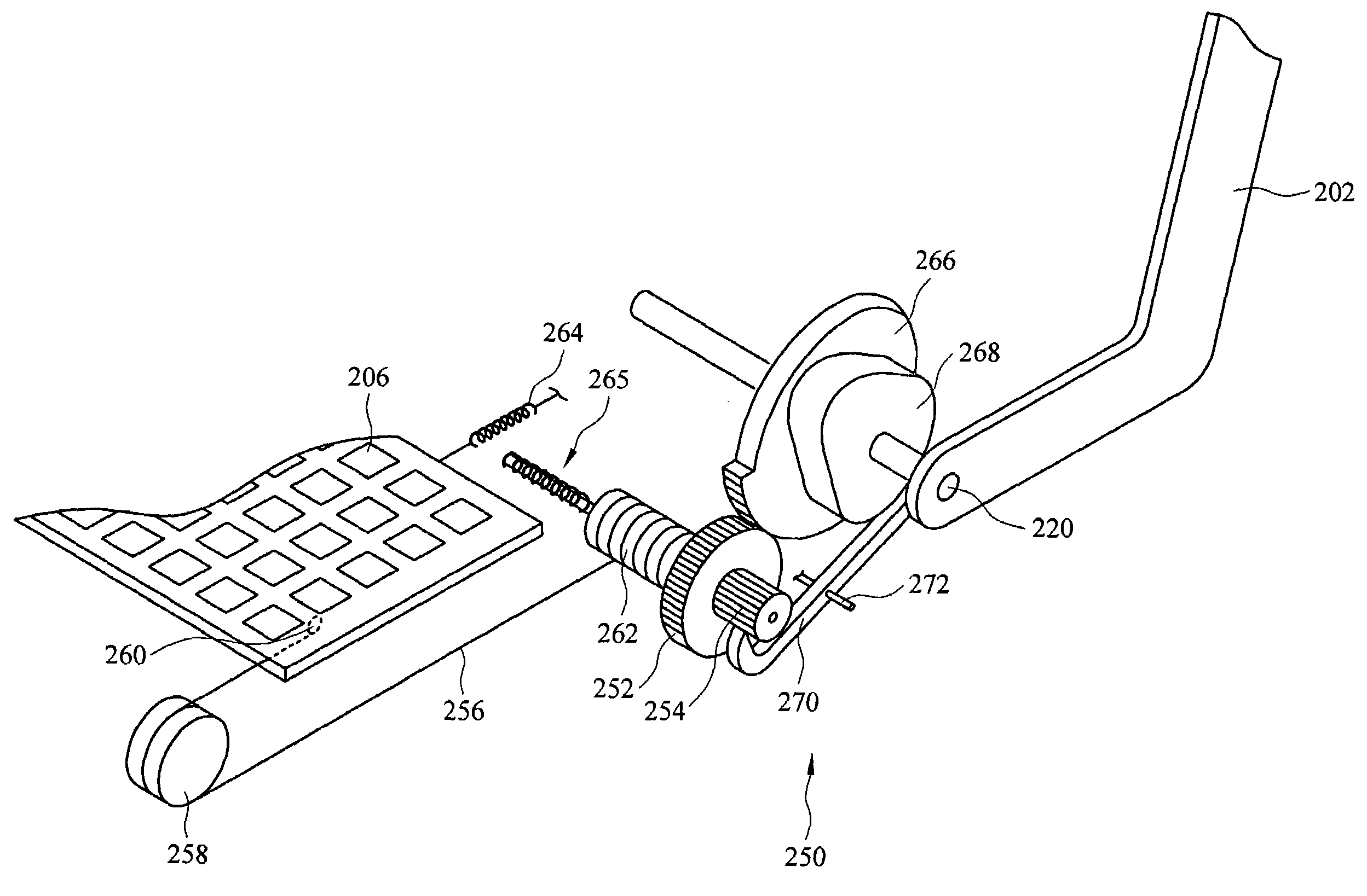 Portable computer with position-adjustable keyboard