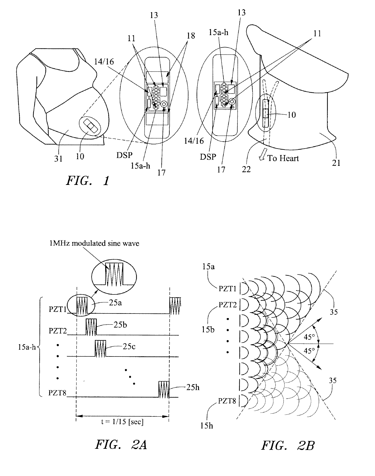 Integrated wearable device for detection of fetal heart rate and material uterine contractions with wireless communication capability