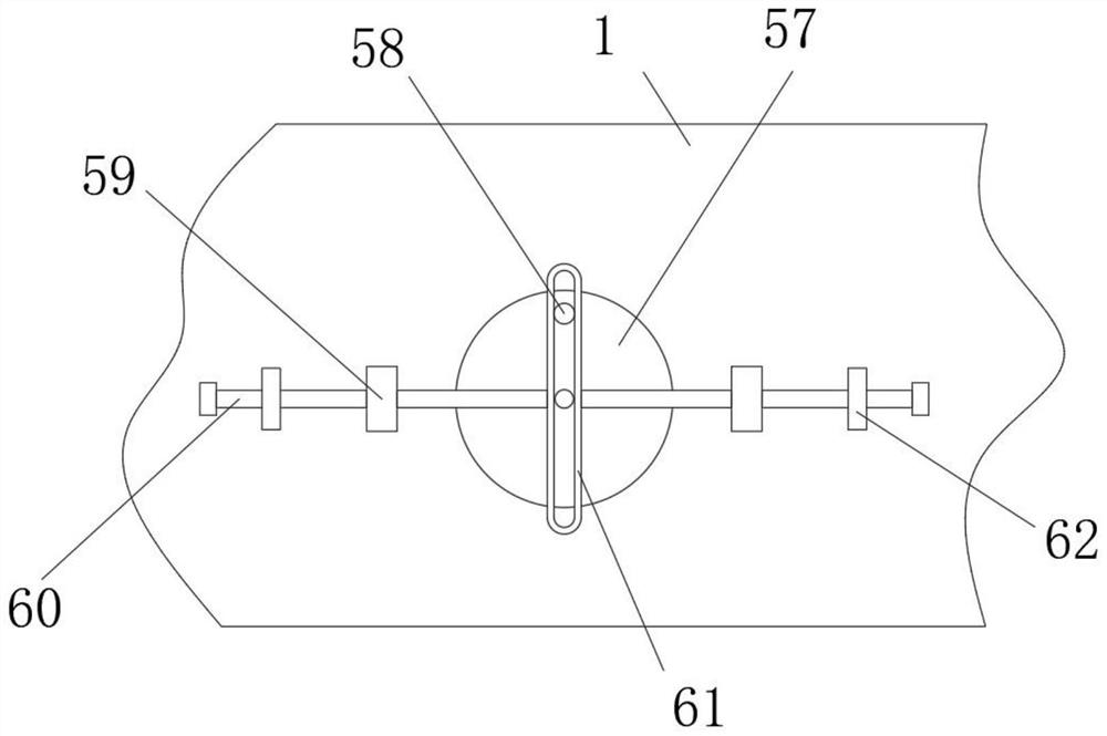 Cooling and shaping device for wood-plastic solid wood composite material