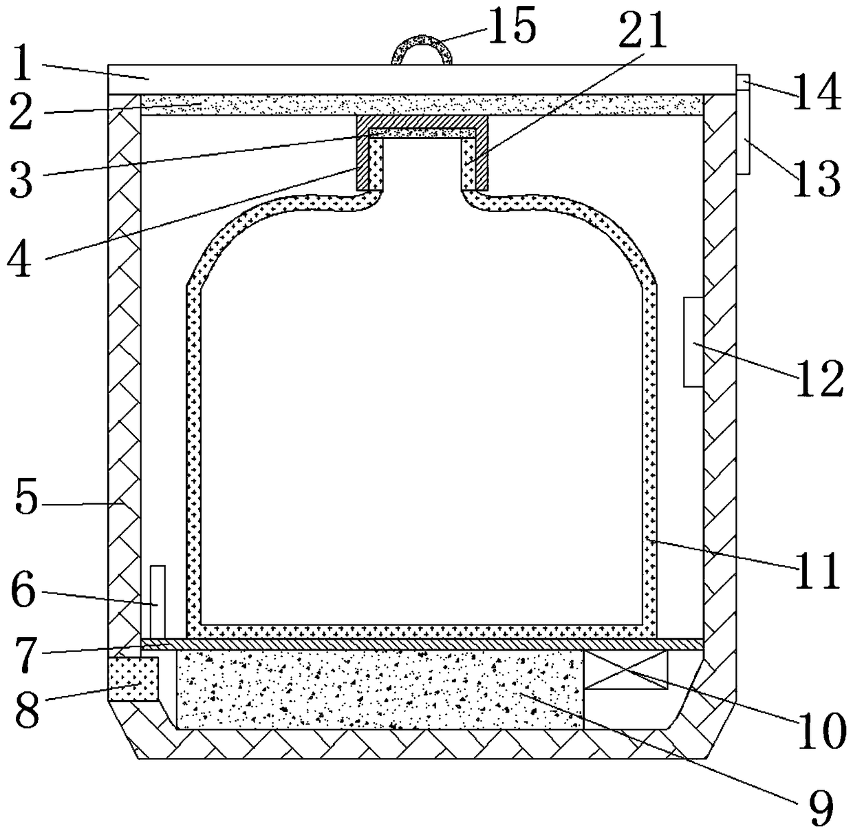 Medicine storage device with good sealing performance