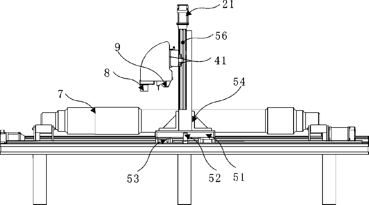 Surface profile damage analysis device and method for curved surface parts