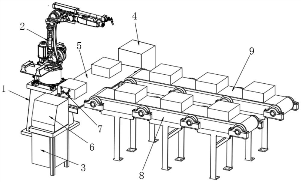 A medical device welding device with good welding effect