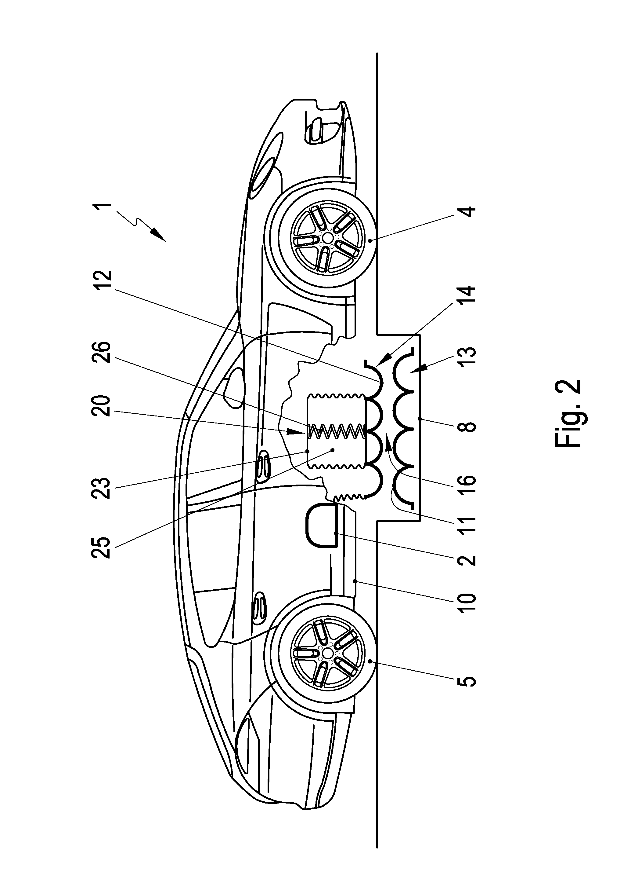 Contactless charging of an electrical energy store of a motor vehicle