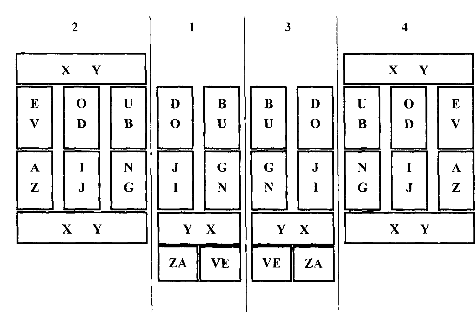 Method and keyboard for mixed inputting English with single button and multiple buttons