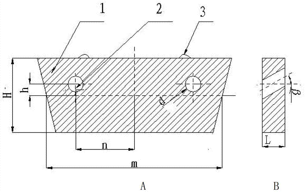 Continuous-casting tundish slag stopping dam and manufacturing method thereof